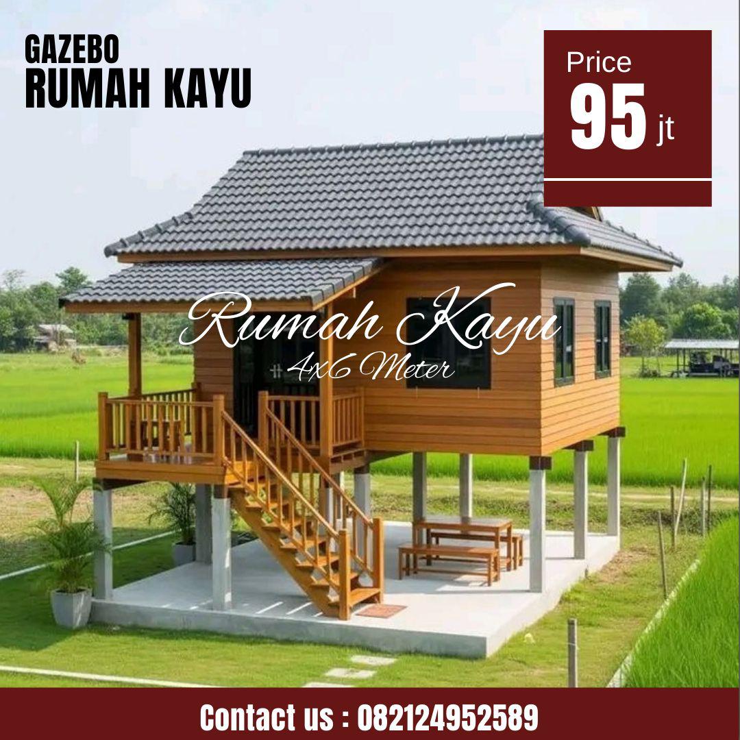 Rumah Kayu Minimalis Inspirasi Desain Rumah Glamping Kayu Jati yang Mewah dan Nyaman – Cocok untuk Pegunungan, Pantai, hingga Kebun Kopi - Image 1