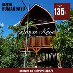 Rumah Kayu Lumbung Bongkar Pasang Kualitas Premium