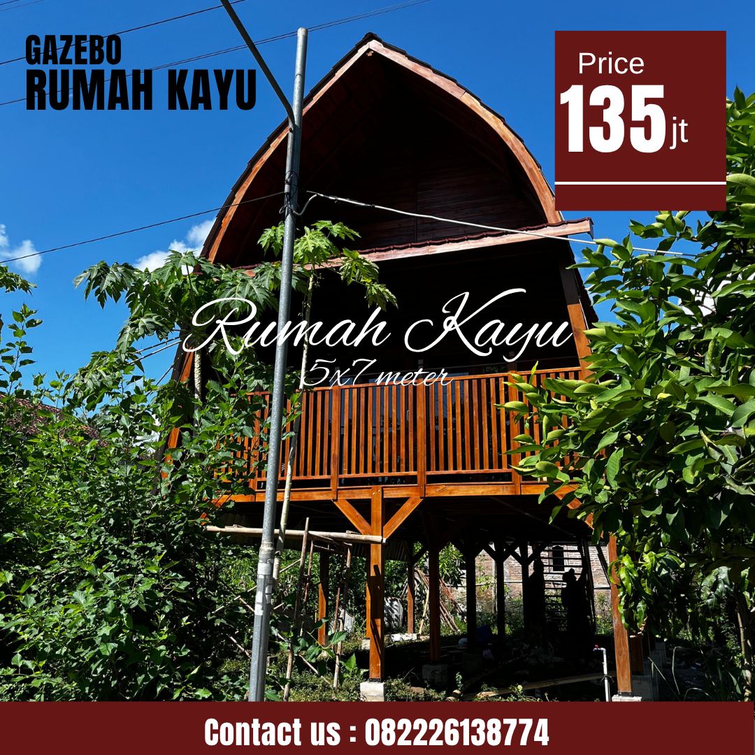 WhatsApp Image 2026-05-04 at 21.17.05 Rumah Kayu Lumbung Bongkar Pasang Kualitas Premium - Image 1