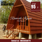 Jual Rumah Lumbung Kayu Jati Desain Modern