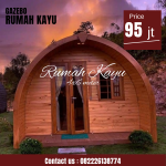 Jual Rumah Lumbung Glamping Kayu Jati