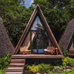 Jual Rumah Segitiga Kayu Jati Custom Sesuai Desain dan Ukuran