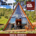 Rumah Segitiga Kayu Jati Minimalis Modern