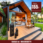 Rumah Kayu Segitiga A-Frame Mewah untuk Villa & Glamping