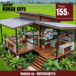 Rumah Kayu Minimalis Modern Model Kontemporer