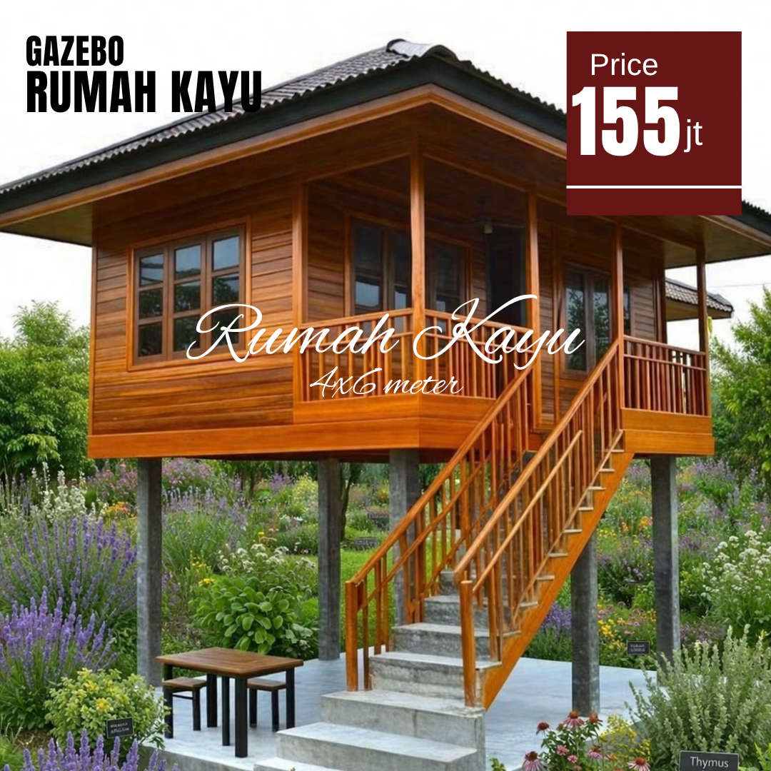 Abu Abu Inspirasi Desain Moderen Furniture Instagram Post (99) Rumah Kayu Panggung Minimalis Modern Kayu Jati - Image 1