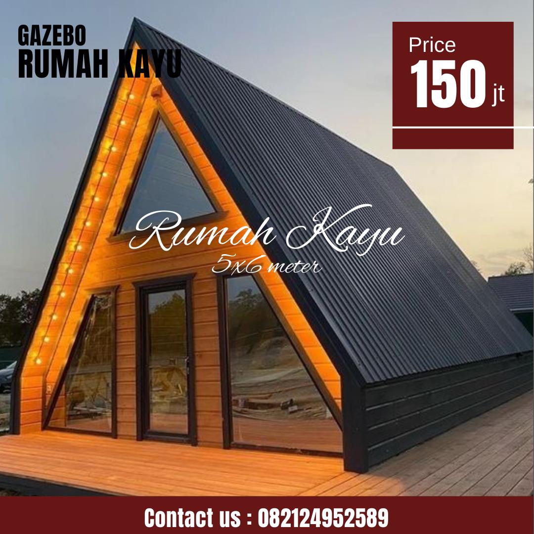 Harga Rumah Segitiga Minimalis Modern Kayu Jati Jepara Harga Rumah Segitiga Minimalis Modern Kayu Jati Jepara